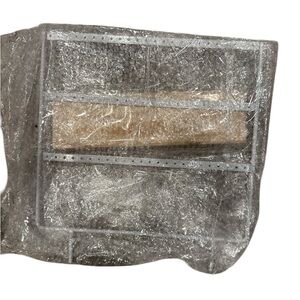 White Metal Earrings Display & Organizer with Wooden Base